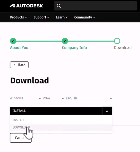 Installer la dernière version Revit